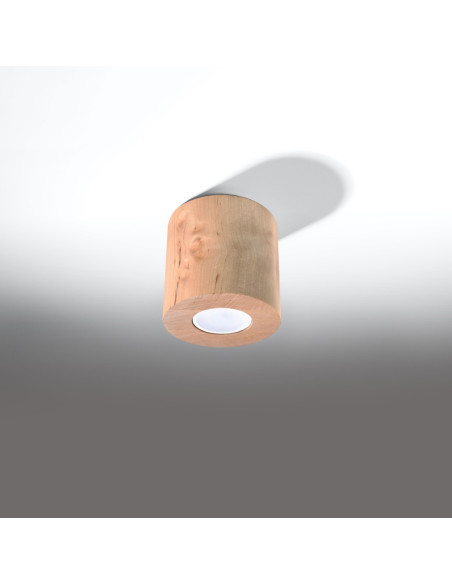 Plafon ORBIS naturalne drewno