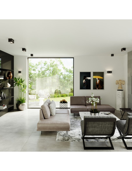 Kinkiet LOBO MAXI czarny