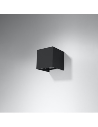 Kinkiet LUCA czarny LED IP54