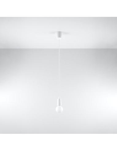Lampa wisząca DIEGO 1 biała