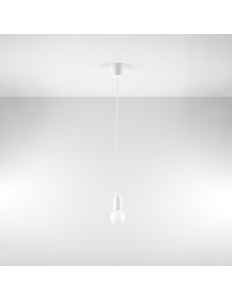 Lampa wisząca DIEGO 1 biała