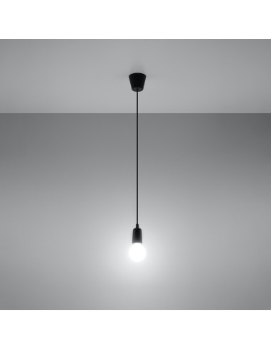 Lampa wisząca DIEGO 1 czarna