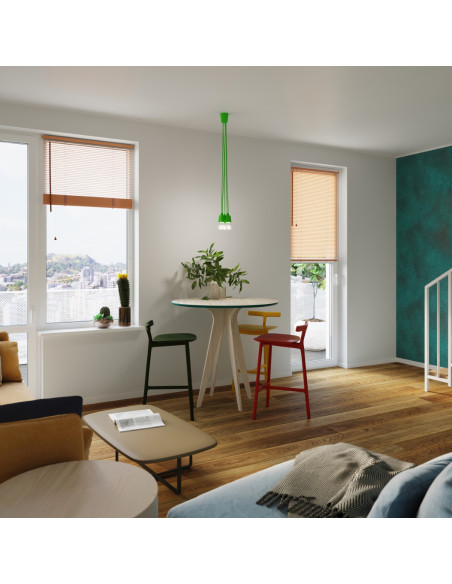 Lampa wisząca DIEGO 3 zielony