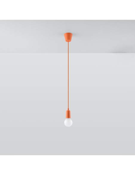 Lampa wisząca DIEGO 1 pomarańczowy
