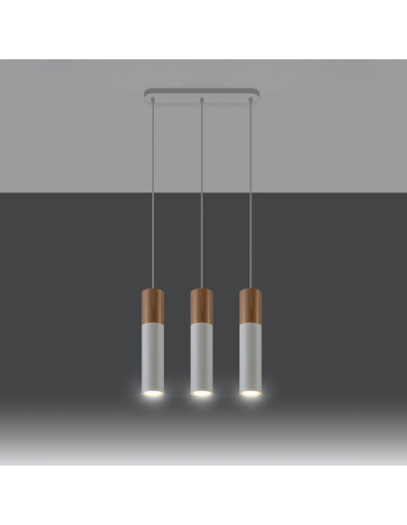 Lampa wisząca PABLO 3L biała