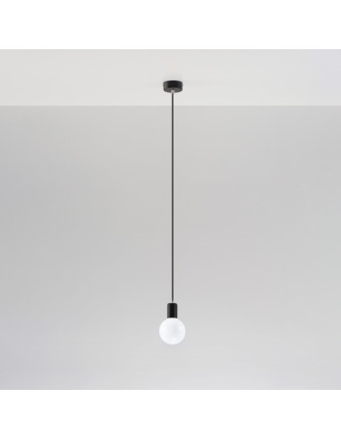 Lampa wisząca EDISON czarna