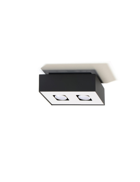 Plafon MONO 2 czarny