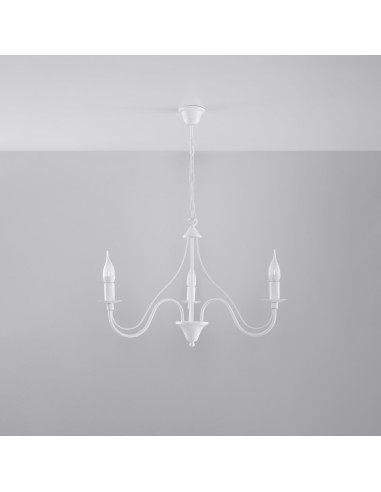 Żyrandol MINERWA 3 biały