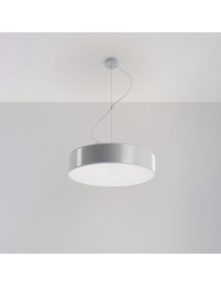 Lampa wisząca ARENA 45 szara