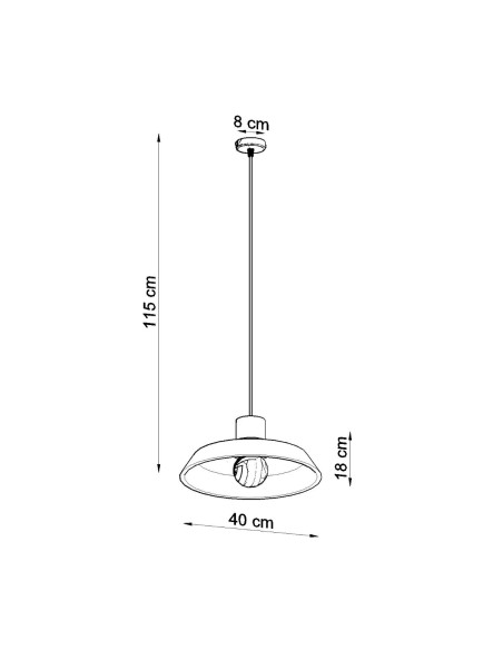 Lampa wisząca AFRA