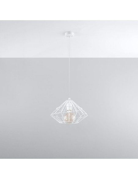 Lampa wisząca UMBERTO biała