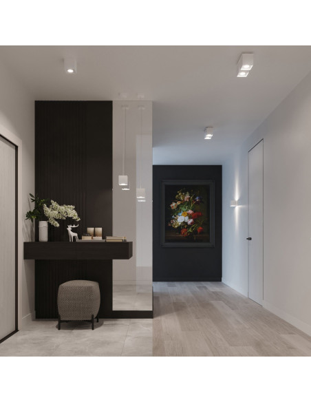 Lampa wisząca QUAD 1 biały
