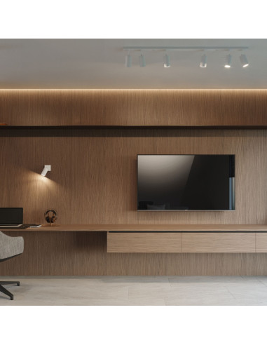 Kinkiet RING biały