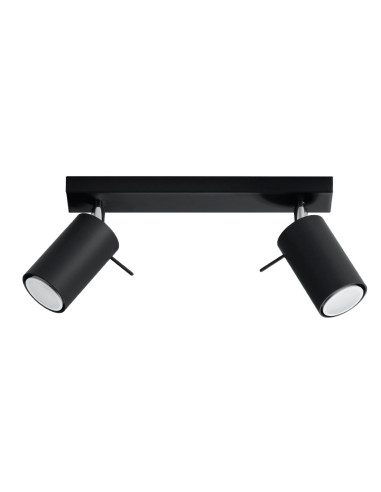 Plafon RING 2 czarny