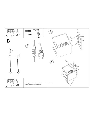 Kinkiet LORETO biały