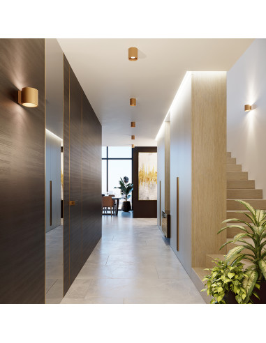 Plafon ORBIS 1 złoty