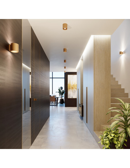 Plafon ORBIS 1 złoty