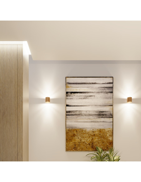 Plafon ORBIS 1 złoty