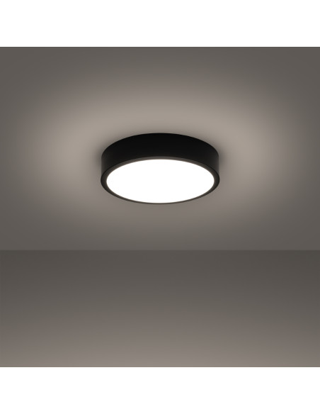 Plafon ONYX 30 czarny LED 3000K