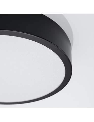 Plafon ONYX 30 czarny LED 3000K