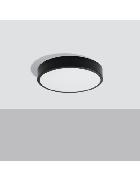 Plafon ONYX 40 czarny LED 3000K