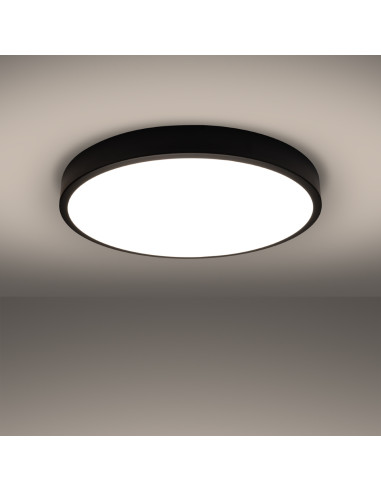 Plafon ONYX 60 czarny LED 3000K