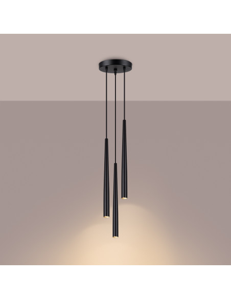 Lampa wisząca BLISS 3P czarna