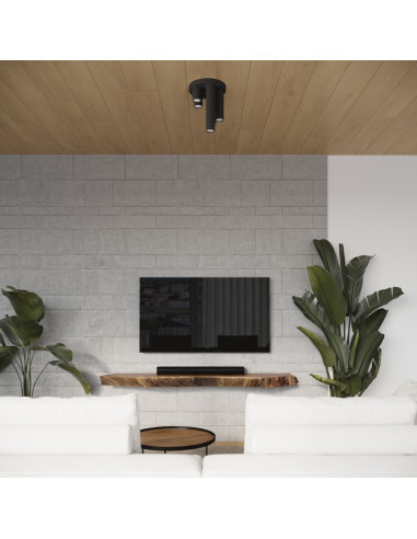 Plafon LAGOS 3P czarny