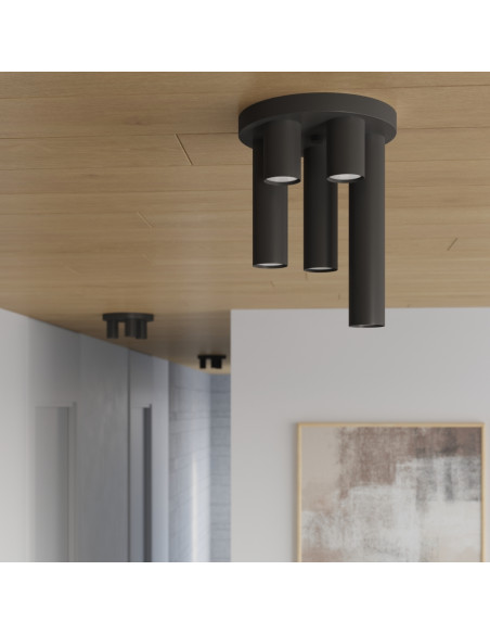 Plafon LAGOS 3P czarny