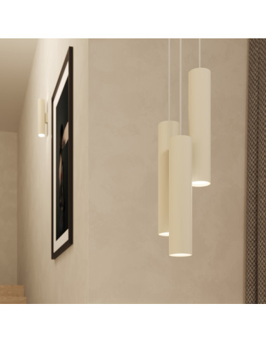 Lampa wisząca LAGOS 1 beżowa