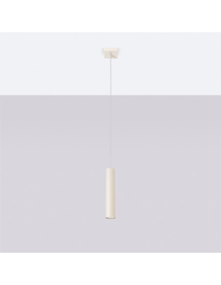 Lampa wisząca LAGOS 1 beżowa