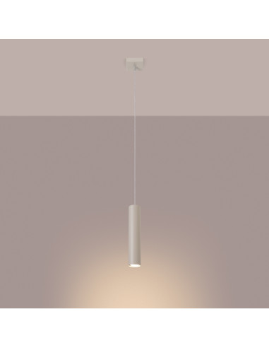 Lampa wisząca LAGOS 1 beżowa