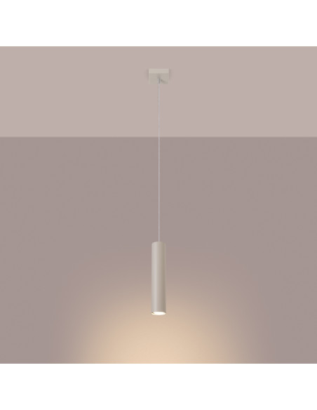 Lampa wisząca LAGOS 1 beżowa