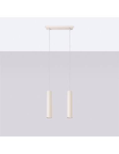 Lampa wisząca LAGOS 2 beżowa