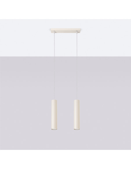 Lampa wisząca LAGOS 2 beżowa