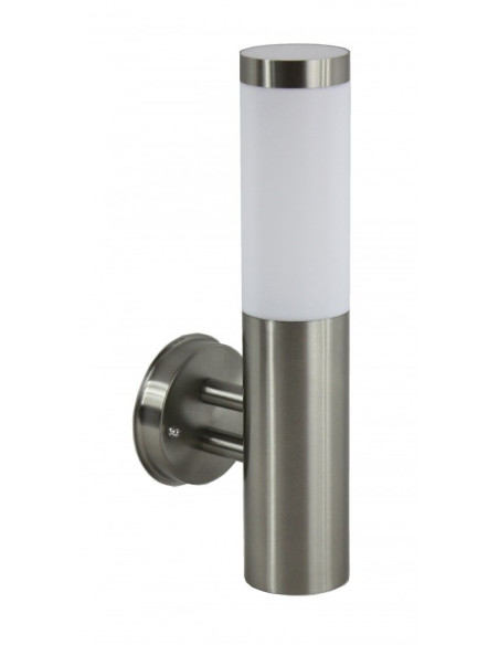 Inox KINKIET ELEWACYJNY PROSTY 1 X E27 IP44 SREBRNY ST 025 SR SU-MA