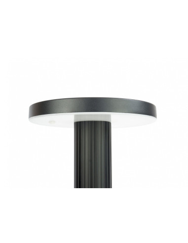 RONDO II LAMPA STOJĄCA LED 12W 1140LM IP65 105cm  CZARNA RO-1050 SU-MA