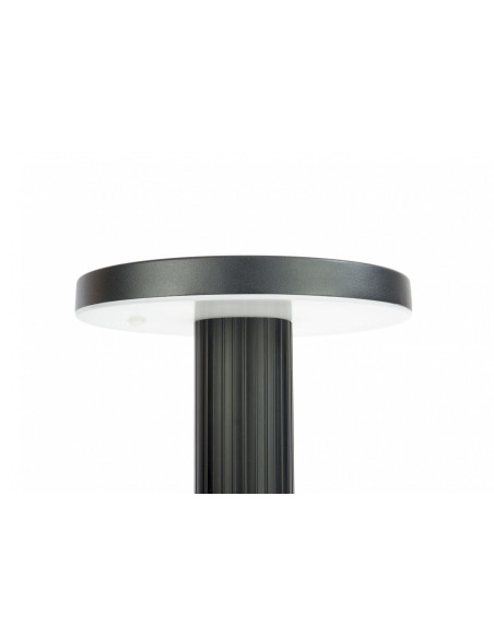 RONDO II LAMPA STOJĄCA LED 12W 1140LM IP65 105cm  CZARNA RO-1050 SU-MA