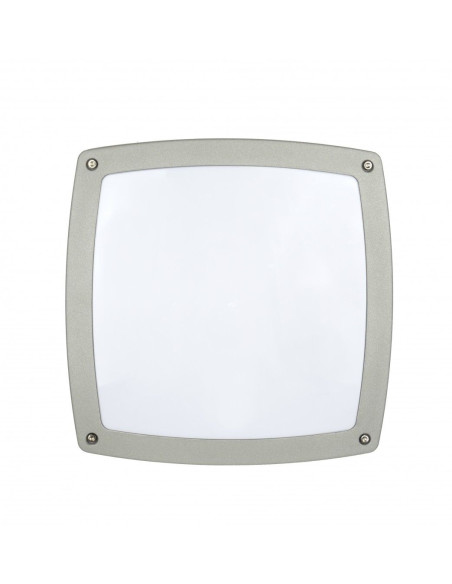 Nex PLAFON ZEWNĘTRZNY  2 X E27 30X30CM IP44 SREBRNY 91022-AL SU-MA