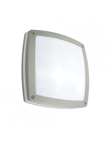 Nex PLAFON ZEWNĘTRZNY  2 X E27 30X30CM IP44 SREBRNY 91022-AL SU-MA