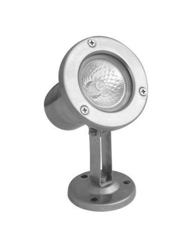 EMY LAMPA STOJĄCA SZCZELNA IP68 12V GU5.3 SREBRNA  7062 SU-MA