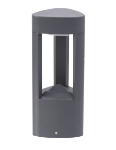 FAN LAMPA STOJĄCA SŁUPEK 30CM 1 X GX53 IP54 CIEMNY POPIEL GL-12201 SU-MA