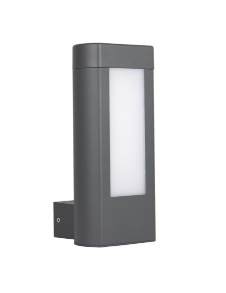 LAMPA KINKIET ELEWACYJNY 8W 560LM 4000k IP54 CIEMNY POPIEL GL-15404 SU-MA