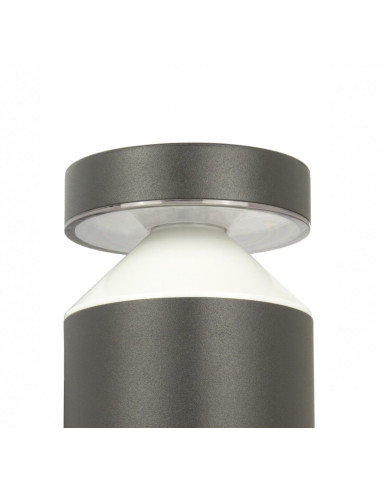 LAMPA LED STOJĄCA SŁUPEK 75CM 6W 440LM 4000K IP44 CIEMNY POPIEL DL-750 SU-MA