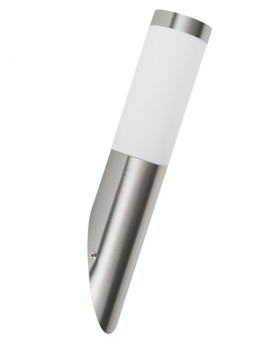 Inox KINKIET ELEWACYJNY UKOŚNY 1 X E27 IP44 SREBRNY ST 021 SR SU-MA