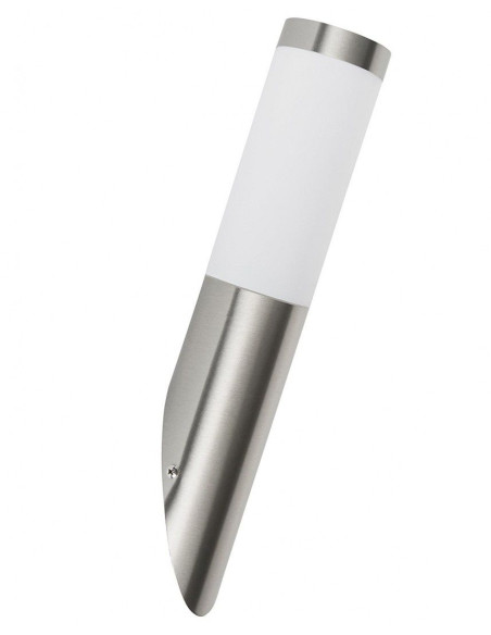 Inox KINKIET ELEWACYJNY UKOŚNY 1 X E27 IP44 SREBRNY ST 021 SR SU-MA