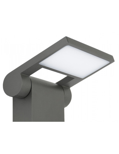Neo LAMPA STOJĄCA SŁUPEK LED 100CM 10W 3000K 600LM IP54 CIEMNY POPIEL 11702-1000 DG SU-MA