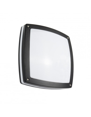 Nex PLAFON ZEWNĘTRZNY  2 X E27 30X30CM IP44 CZARNY 91022-BL SU-MA