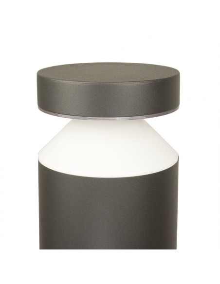 LAMPA LED STOJĄCA SŁUPEK 50CM 6W 440LM 4000K IP44 CIEMNY POPIEL DL-500 SU-MA