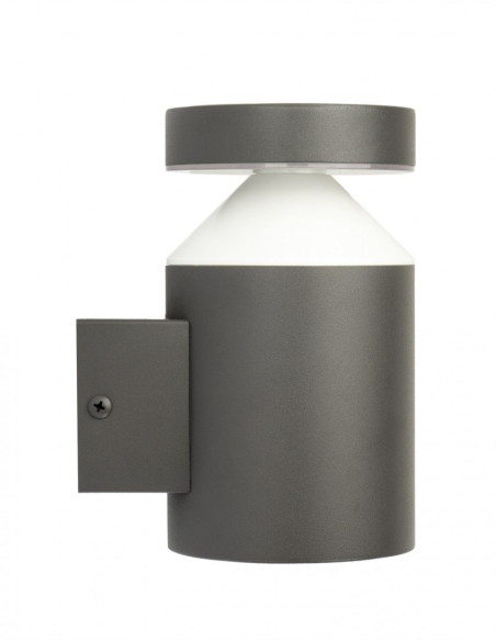 LAMPA KINKIET ELEWACYJNY 6W 415LM 4000K IP44 CIEMNY POPIEL DL-K100 SU-MA